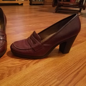Aerosoles Dark Brown Leather Sertainly Pump, 8.5M